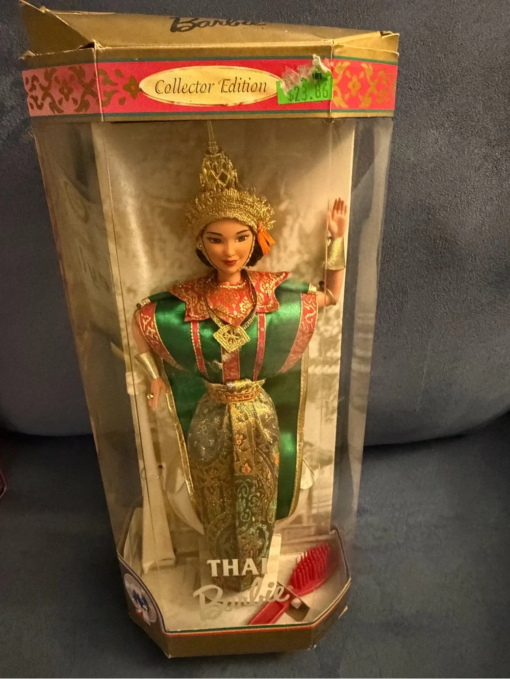 Barbie Thai Costume Doll - Green & Gold